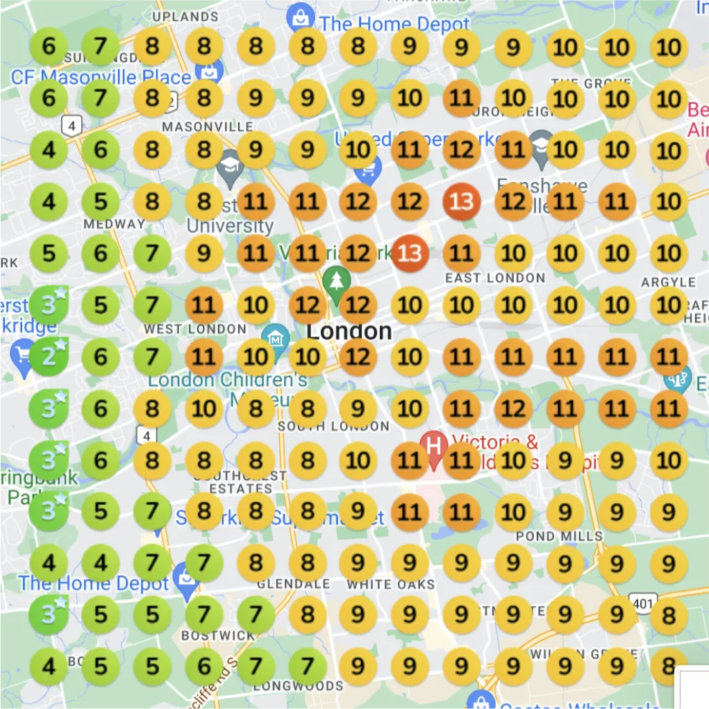 After: Improved Google Maps visibility